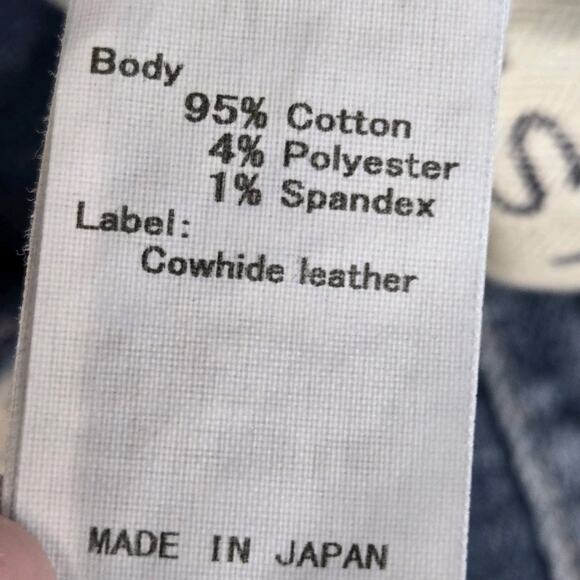 Moussy Vintage Jeans Womens 27 Mid Rise Crop Distressed Japan Designer Rock - Picture 14 of 14